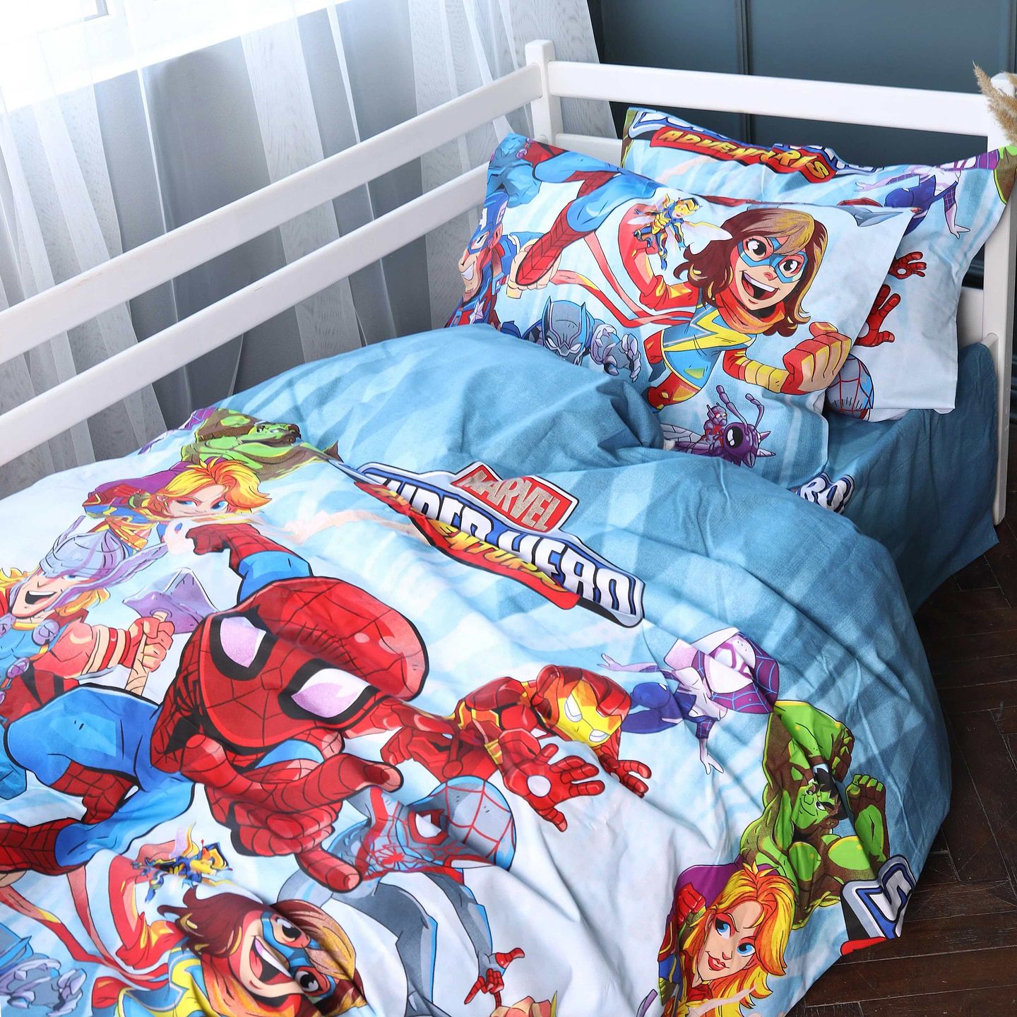 Комплект постільної білизни MirSon King Size 220x240 см 17-0796 Marvel Ranforce Elite (2200011440064)
